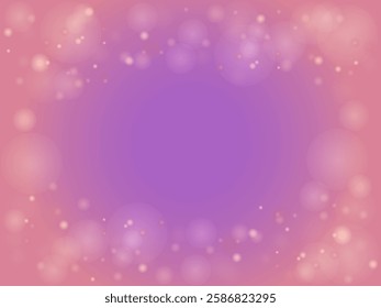 Colorful background in Bokeh style. Background texture abstract glitter and elegant for the holiday. Sparkling magic particles. Magic concept. Vector