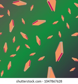Colorful background with book pattern. Background wallpaper. Vintage cute seamless backdrop with books