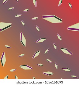 Colorful background with book pattern. Background wallpaper. Vintage cute seamless backdrop with books