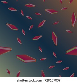 Colorful background with book pattern. Background wallpaper. Vintage cute seamless backdrop with books