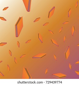 Colorful background with book pattern. Background wallpaper. Vintage cute seamless backdrop with books