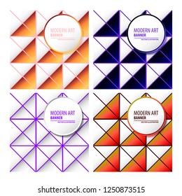 colorful background. bright colors Creative design graphics for posters, sites, printing. Vector line gradient . Modern Art graphics.