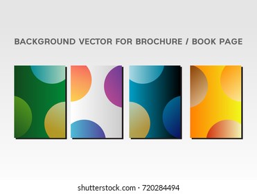 colorful background for brochure or book page