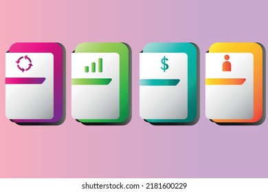 colorful background business template is usually used for graphic design or presentations and photo editing