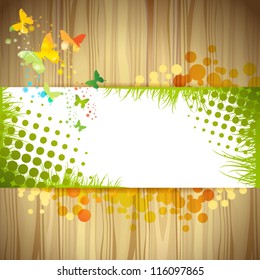 Colorful background with butterfly