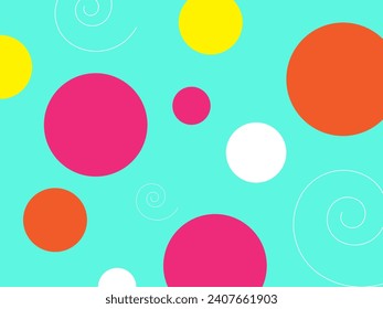 Colorful Background circle, geometric shape