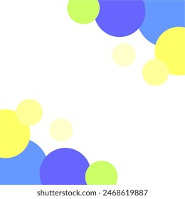 Colorful background of circle shapes 