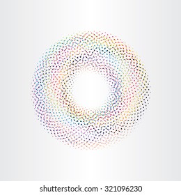 colorful background circle with squares rainbow vector design