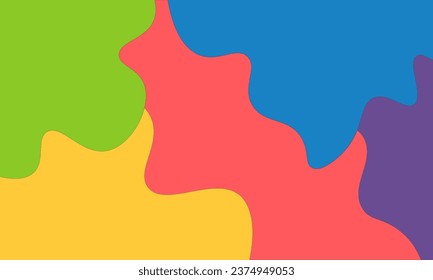 colorful background with circles abstract