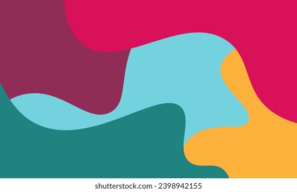 colorful background with circles art