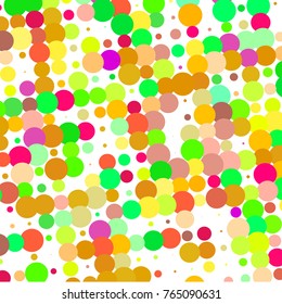 Colorful background from circles and ovals