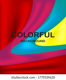 Colorful Background With Color Gradation