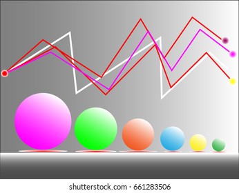 colorful background  of color shape