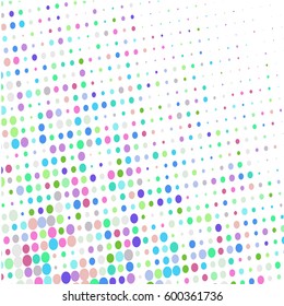 Colorful background of colored circles