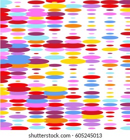 Colorful background of colored circles
