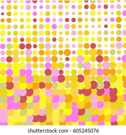Colorful background of colored circles