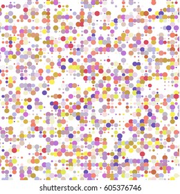 Colorful background of colored circles