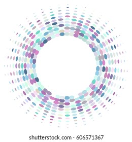Colorful background of colored circles