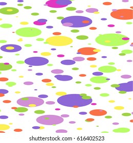 Colorful background of colored circles