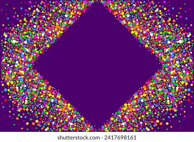 Colorful background with colored dots with space to write and publish party and carnival flyers