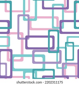 Colorful background of colored squares of different colors. Modern techno minimal design Abstract background Graphic Illustration, back ground pattern seamless