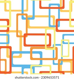 Colorful background of colored squares of different colors.  Colorful overlapping squares and rectangles.