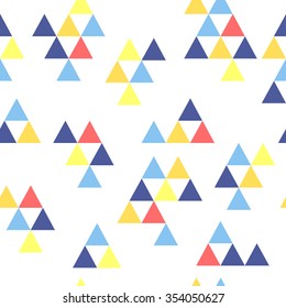 Colorful background. Background with colored triangles. Colorful abstract pattern. Geometric pattern.