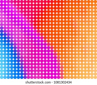 Colorful background composed of dark and light rings in a row side by side and one below the other on a white background. Mosaic backdrop of geometric elements. Abstract circles pattern 