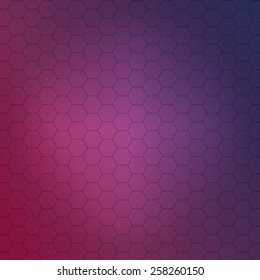 Colorful background consisting of hexagons. Vector