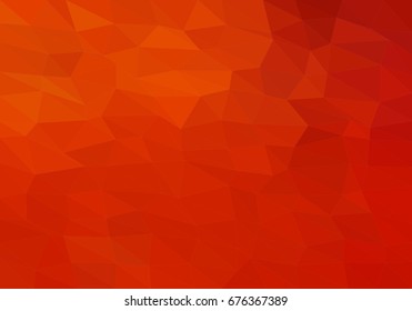 Colorful background consisting of light and dark red triangles. Mosaic backdrop of geometric elements. Abstract stacked pattern 