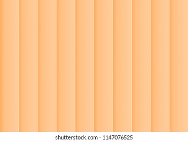 Colorful background consisting of orange rectangle in a row next to each other. Mosaic of geometric elements. Orange vertical louver of parts