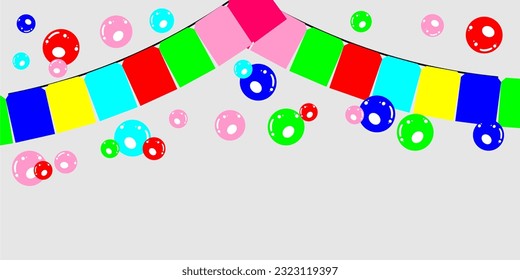 Colorful background with copy space for celebrating, celebrate, party, birthday