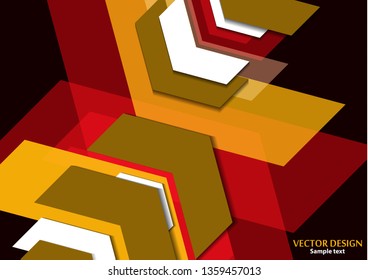 Colorful background creative arrows, template with place for text. Corporate abstract vector background. Sign of success in business. Concept for website, flyer, brochure, poster, business card.