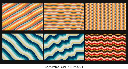 Colorful background with curved lines. Pattern design for banner, poster, flyer, card, postcard, cover, brochure