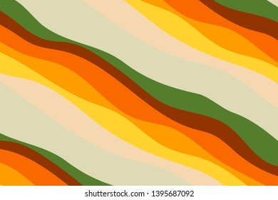 Colorful background with curved lines. Pattern design for banner, poster, flyer, card, cover, brochure