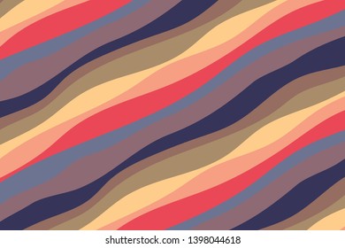 Colorful background with curved lines. Pattern design for banner, poster, flyer, card, cover, brochure