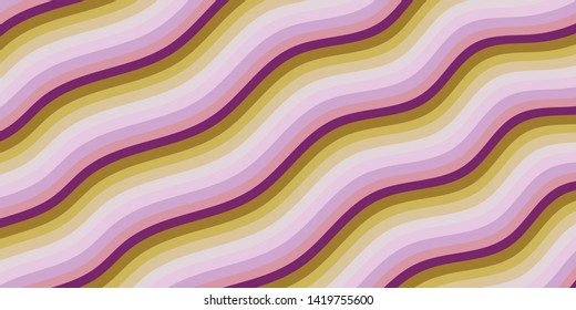 Colorful background with curved lines. Pattern design for banner, poster, flyer, card, cover, brochure