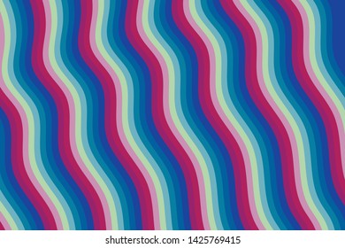 Colorful background with curved lines. Pattern design for banner, poster, flyer, card, cover, brochure
