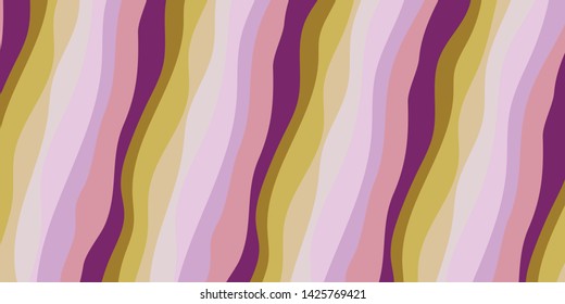 Colorful background with curved lines. Pattern design for banner, poster, flyer, card, cover, brochure