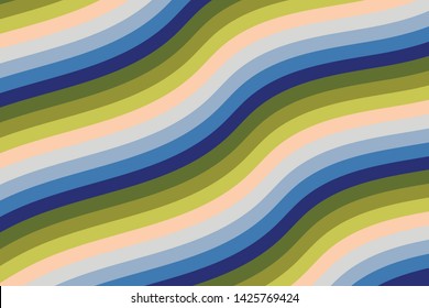 Colorful background with curved lines. Pattern design for banner, poster, flyer, card, cover, brochure