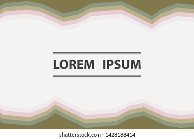 Colorful background with curved lines. Pattern design for banner, poster, flyer, card, cover, brochure