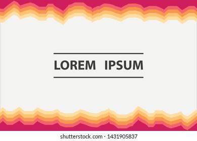 Colorful background with curved lines. Pattern design for banner, poster, flyer, card, cover, brochure
