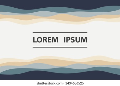 Colorful background with curved lines. Pattern design for banner, poster, flyer, card, cover, brochure