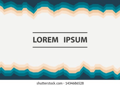 Colorful background with curved lines. Pattern design for banner, poster, flyer, card, cover, brochure