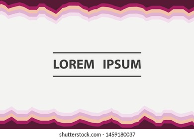 Colorful background with curved lines. Pattern design for banner, poster, flyer, card, cover, brochure