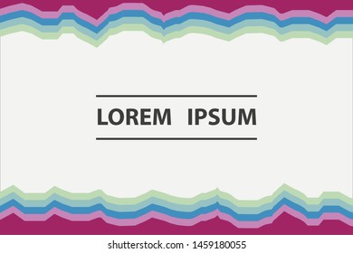 Colorful background with curved lines. Pattern design for banner, poster, flyer, card, cover, brochure