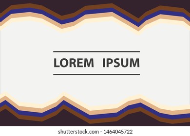 Colorful background with curved lines. Pattern design for banner, poster, flyer, card, cover, brochure