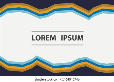 Colorful background with curved lines. Pattern design for banner, poster, flyer, card, cover, brochure