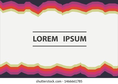 Colorful background with curved lines. Pattern design for banner, poster, flyer, card, cover, brochure