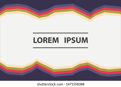 Colorful background with curved lines. Pattern design for banner, poster, flyer, card, cover, brochure